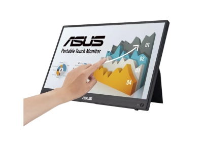 Монитор ASUS ZenScreen MB16AMTR, 16", Full HD (1920x1080) IPS, Touch, Вградена батерия, Черен - 90LM04S0-B02170 gallery image 2