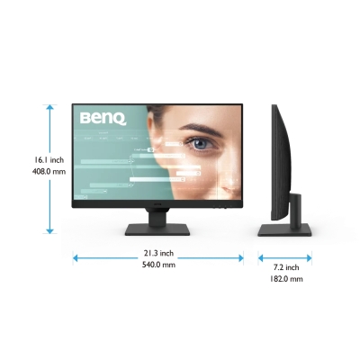 Монитор BenQ GW2490, 23.8", Full HD (1920x1080) IPS, 100Hz, 5ms, Черен - 9H.LLSLJ.LBE gallery image 7