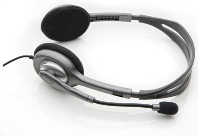 Слушалки Logitech H111, Сребристи - 981-000593 gallery image 2