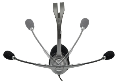 Слушалки Logitech H111, Сребристи - 981-000593 gallery image 3