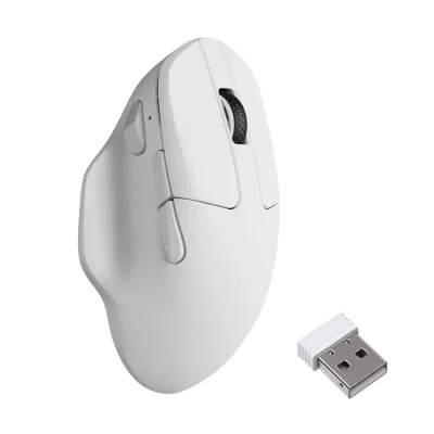 Безжична геймърска мишка Keychron M7-A23, Бяла