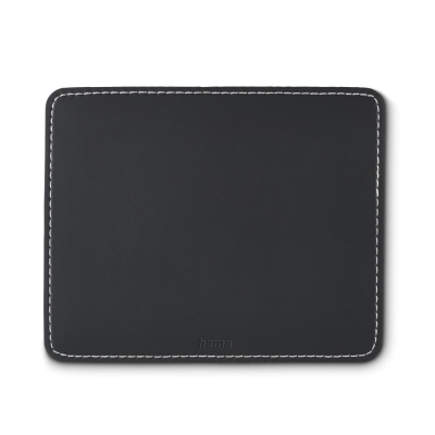 Подложка за мишка Hama Leather look, Черна - Hama-126856 gallery image 1