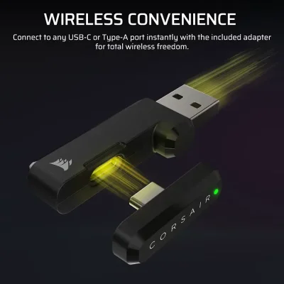 Безжични геймърски слушалки Corsair HS35 v3, Carbon - CA-9011401-WW gallery image 5