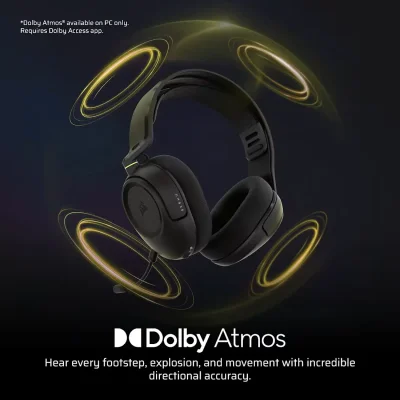 Безжични геймърски слушалки Corsair HS35 v3, Carbon - CA-9011401-WW gallery image 6