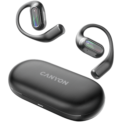 Безжични слушалки Canyon OnFlow 12 OWS, Черни - CNS-TWS12BK