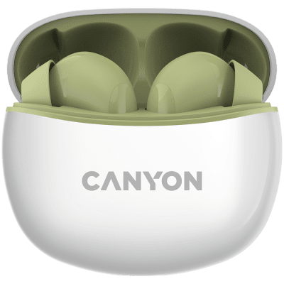 Безжични слушалки Canyon TWS-5, Зелени - CNS-TWS5GR gallery image 1