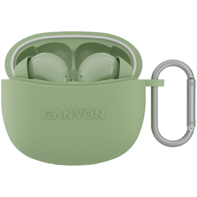 Безжични слушалки Canyon TWS-5, Зелени - CNS-TWS5GR gallery image 6