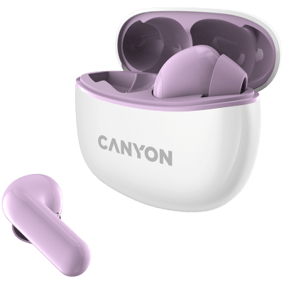 Безжични слушалки Canyon TWS-5, Лилави - CNS-TWS5PU gallery image 2