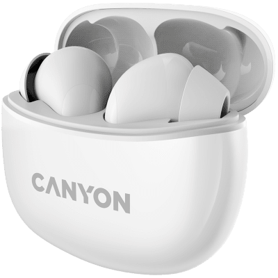 Безжични слушалки Canyon TWS-5, Бели - CNS-TWS5W gallery image 3