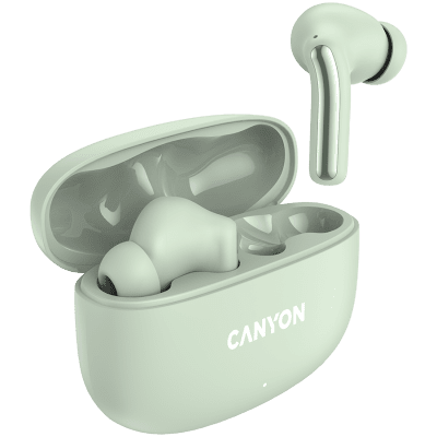 Безжични слушалки Canyon OnGo 9, Зелени - CNS-TWS9G gallery image 4