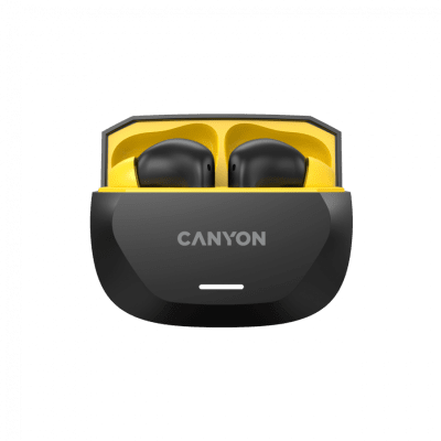 Безжични слушалки Canyon HEXAGON 7 TWS, Черни/Жълти - CNS-TWS7BY gallery image 3