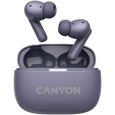 Безжични слушалки Canyon OnGo TWS-10 ANC, Лилави - CNS-TWS10PL gallery image 1