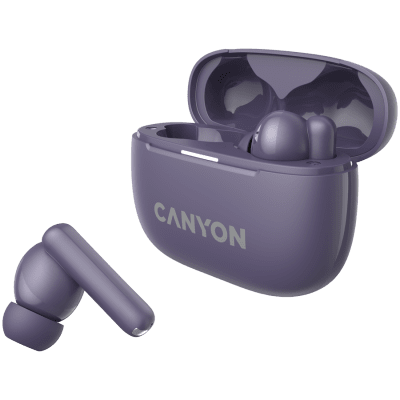 Безжични слушалки Canyon OnGo TWS-10 ANC, Лилави - CNS-TWS10PL gallery image 5