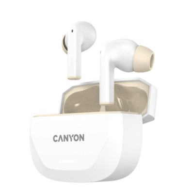 Безжични слушалки Canyon HEXAGON 7 TWS, Бели/Бежови - CNS-TWS7WB gallery image 4
