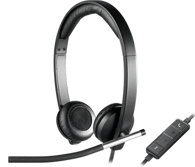 Слушалки Logitech H650e, Черни - 981-000519 gallery image 2