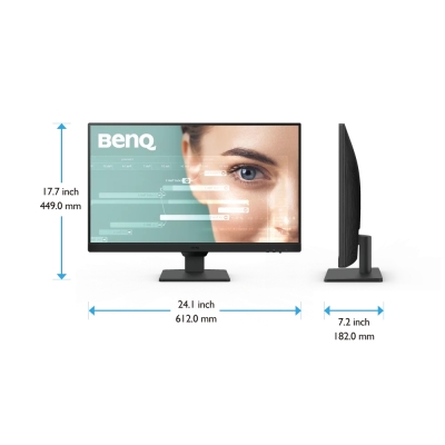 Монитор BenQ GW2790, 27", Full HD (1920x1080) IPS, 100Hz, 5ms, Черен - 9H.LLTLJ.LBE gallery image 7