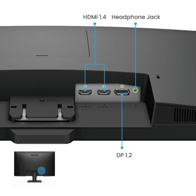 Монитор BenQ GW2790, 27", Full HD (1920x1080) IPS, 100Hz, 5ms, Черен - 9H.LLTLB.QBE gallery image 6