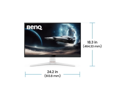 Монитор BenQ MOBIUZ EX271, 27", Full HD (1920x1080) IPS, 180Hz, 1ms, Бял - 9H.LNALA.TBE gallery image 5