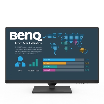 Монитор BenQ BL3290QT, 32", QHD (2560x1440) IPS, 75Hz, 5ms, Черен - 9H.LLMLA.TPE gallery image 4