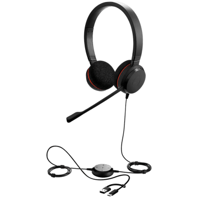Слушалки Jabra Evolve 20, Черни - 4999-829-269 gallery image 1
