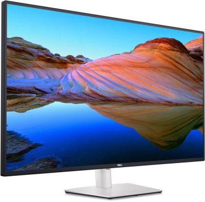 Монитор Dell U4323QE, 42.5", 4K UHD (3840x2160) IPS, 60Hz, 5ms, Черен/Сив - U4323QE gallery image 1