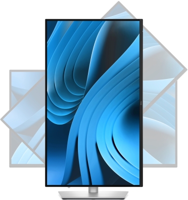 Монитор Dell P2725D, 27", WQHD (2560x1440) IPS, 100Hz, 5ms, Черен/Сив - P2725D gallery image 7