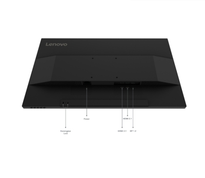 Монитор Lenovo ThinkVision E27Q-40, 27", QHD (2560x1440) IPS, 100Hz, 4ms, Черен - 64BDGAT4EU gallery image 7