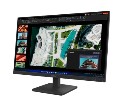 Монитор Lenovo ThinkVision S27-4e, 27", Full HD (1920x1080) IPS, 100Hz, 4ms, Черен - 64BEKAT1EU gallery image 2