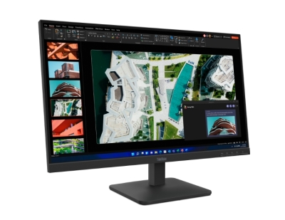 Монитор Lenovo ThinkVision S27-4e, 27", Full HD (1920x1080) IPS, 100Hz, 4ms, Черен - 64BEKAT1EU gallery image 3