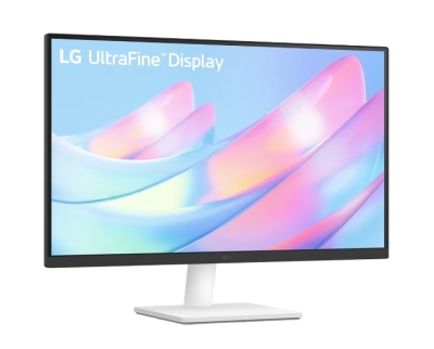 Монитор LG 27US500-W, 27", 4K UHD (3840x2160) IPS, 60Hz, 5ms, Черен/Бял - 27US500-W gallery image 3