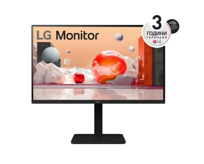 Монитор LG 27BA550-B, 27", Full HD (1920x1080) IPS, 100Hz, 5ms, Черен - 27BA550-B gallery image 1