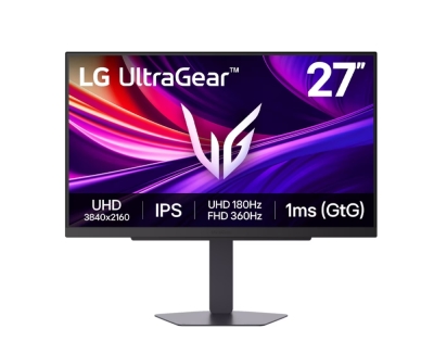 Монитор LG UltraGear 27G810A-B, 27", 4K UHD (3840x2160) IPS, 180Hz, 1ms, Черен - 27G810A-B gallery image 1