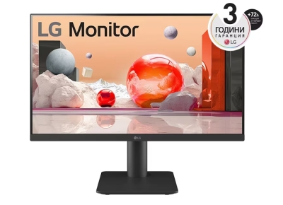 Монитор LG 24MS550-B, 23.8", Full HD (1920x1080) IPS, 100Hz, 5ms, Черен - 24MS550-B gallery image 1