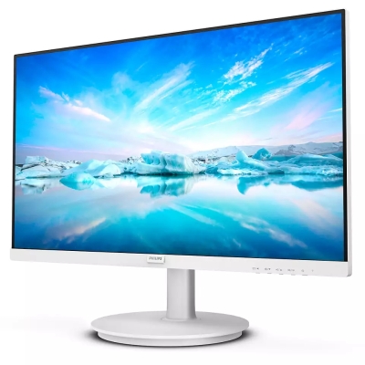 Монитор Philips 271V8AW, 27", Full HD (1920 x 1080), IPS, 75 Hz, 4 ms, Бял - 271V8AW/00 gallery image 2