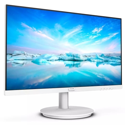 Монитор Philips 271V8AW, 27", Full HD (1920 x 1080), IPS, 75 Hz, 4 ms, Бял - 271V8AW/00 gallery image 3