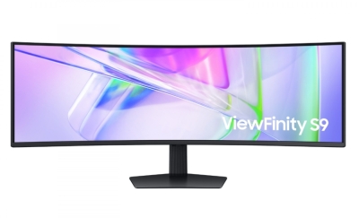 Монитор Samsung 49C950, 49", DQHD (5120 x 1440), VA, 120 Hz, 4 ms, Черен - LS49C950UAUXEN