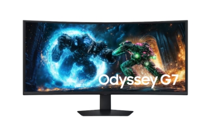 Монитор Samsung Odyssey G7 LS40FG750, 40", WUHD (5120 x 2160), 180 Hz, 1 ms, Черен - LS40FG750EUXEN gallery image 1