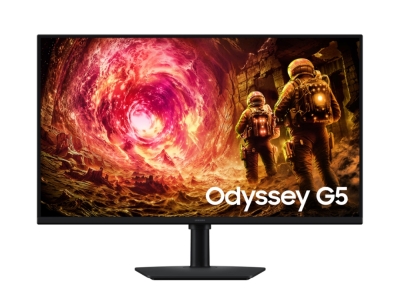 Монитор Samsung Odyssey G5 S32FG502 LS32FG502, 32", QHD (2560 x 1440), IPS, 180 Hz, 1 ms, Черен - LS32FG502EUXEN gallery image 1