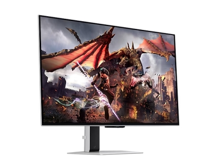 Монитор Samsung Odyssey Smart OLED G8 32DG802, 32", 4K UHD (3840 x 2160), OLED, 240 Hz, 0.3 ms, Сребрист - LS32DG802SUXDU gallery image 3