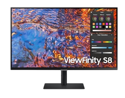 Монитор Samsung 32B800, 32", 4K UHD (3840 x 2160), IPS, 60 Hz, 5 ms, Черен - LS32B800PXPXEN