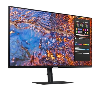 Монитор Samsung 32B800, 32", 4K UHD (3840 x 2160), IPS, 60 Hz, 5 ms, Черен - LS32B800PXPXEN gallery image 3
