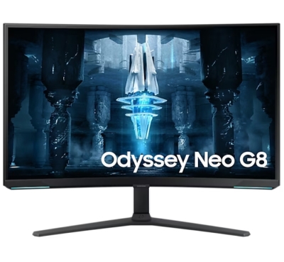 Монитор Samsung Odyssey Neo G8 LS32BG850N, 32", 4K UHD (3840 x 2160), VA, 240 Hz, 1 ms, Черен/Бял - LS32BG850NPXEN gallery image 1