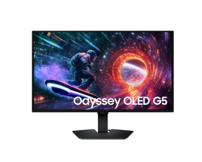 Монитор Samsung Odyssey G5 27FG502, 27", QHD (2560 x 1440), OLED, 180 Hz, 1 ms, Черен - LS27FG500SUXEN gallery image 1