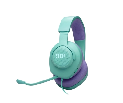 Геймърски слушалки JBL QUANTUM 100M2, Сини/Лилави - JBLQTUM100M2CYN gallery image 2