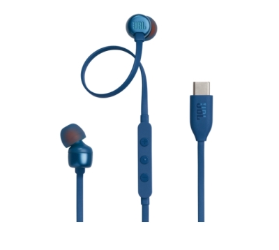 Слушалки JBL T310C, Сини - JBLT310CBLU gallery image 1