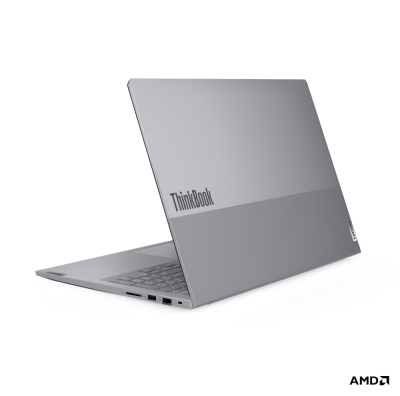 Лаптоп Lenovo ThinkBook 16 G9, 16.0", AMD Ryzen 7 250, WUXGA IPS, 32GB DDR5, 512GB SSD, AMD Radeon 780M, FreeDOS, Сив - 21UT000QBM gallery image 5