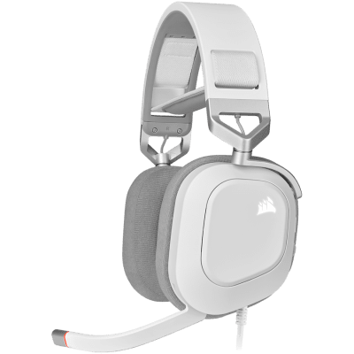 Безжични геймърски слушалки Corsair HS80, Бели/Сиви - CA-9011236-EU gallery image 1