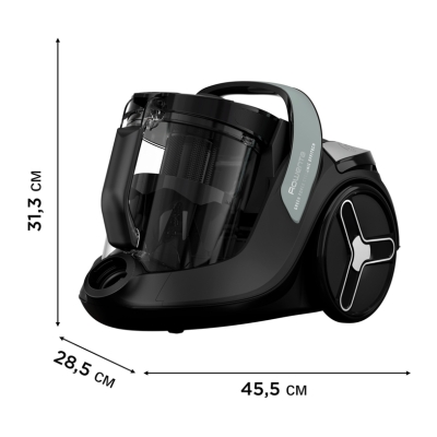 Прахосмукачка Rowenta Green Force Cyclonic Effitech 500W, Черна - RO7C32EA gallery image 3