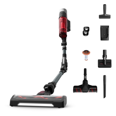 Безкабелна прахосмукачка Rowenta Hvc X-Force Flex 9.60, Черна/Червена -  RH2098WO gallery image 1