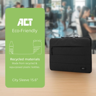 Калъф  за лаптоп ACT City 15.6", Черен - AC8520 gallery image 6